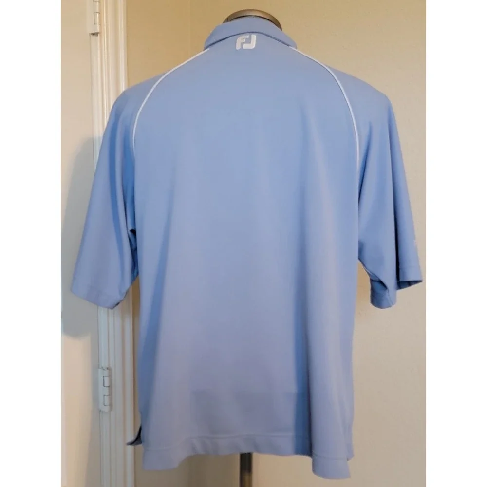 Footjoy FJ Titleist Tour‎ Issue Golf Polo Men's Sky Blue Shirt Size Small D0078